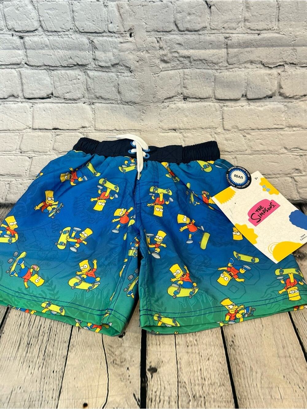 The Simpsons Boy’s Swim Trunks